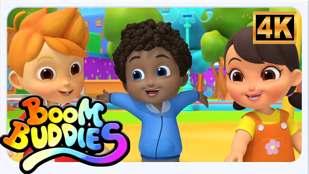 Eğer Mutluysan ve Bunu Biliyorsan Eğlenceli Tekerleme Çocuklar için - Boom Buddies