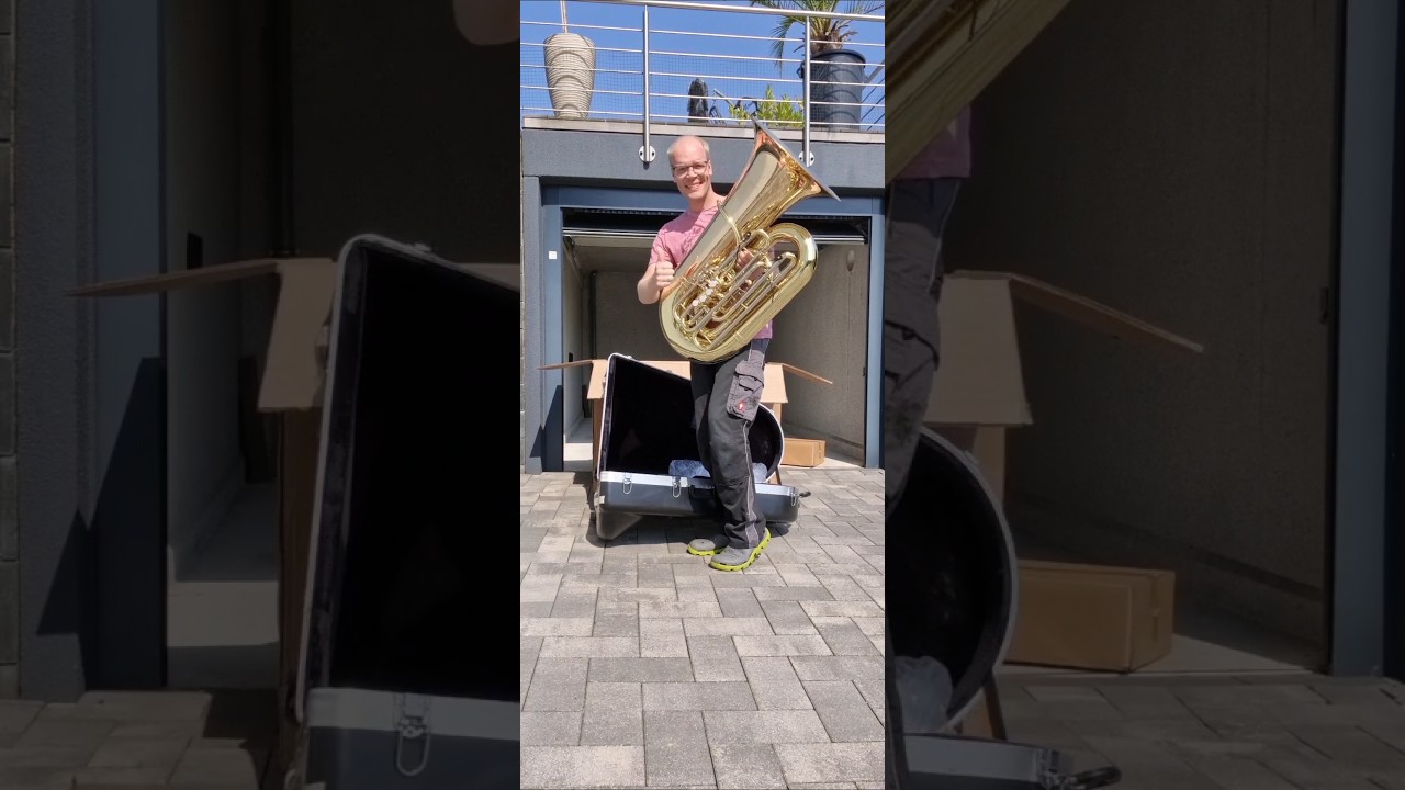 Unboxing my new EBC836G CC-Tuba from Eastman #youtubeshorts