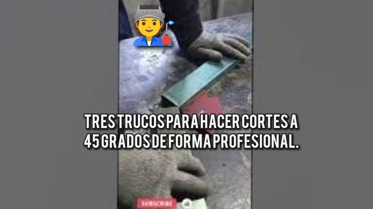 Aprende tres trucos para trazar y cortar perfiles a 45 grados.