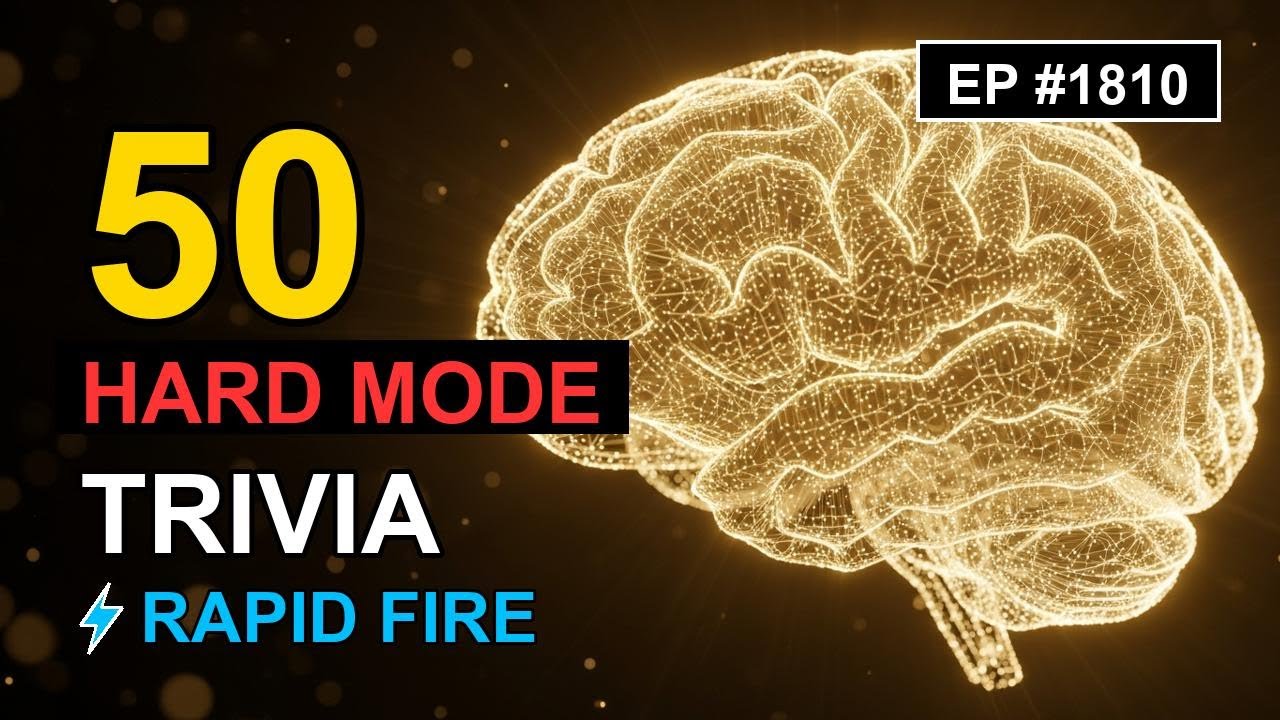 50 HARD MODE Trivia Questions 🚀 (Ep #1810) 🤔