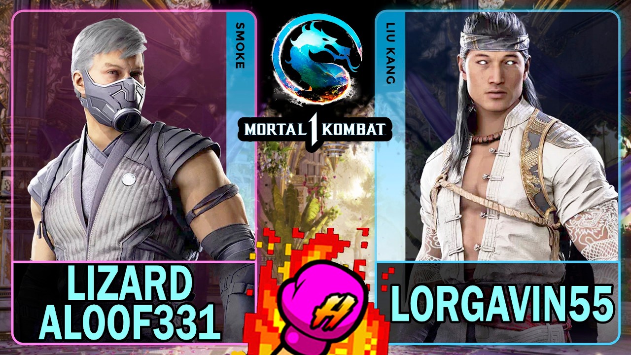 MK1 Lizard Aloof331 (SMOKE) VS Lorgavin55 (LIU KANG)🥊Mortal Kombat 1🥊4K 60ᶠᵖˢ