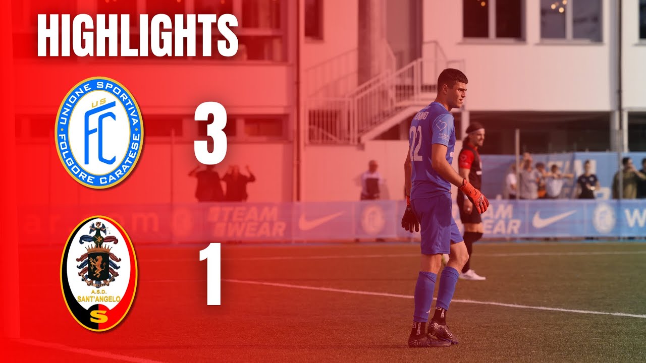 Folgore Caratese vs Sant'Angelo 3-1: gol & highlights
