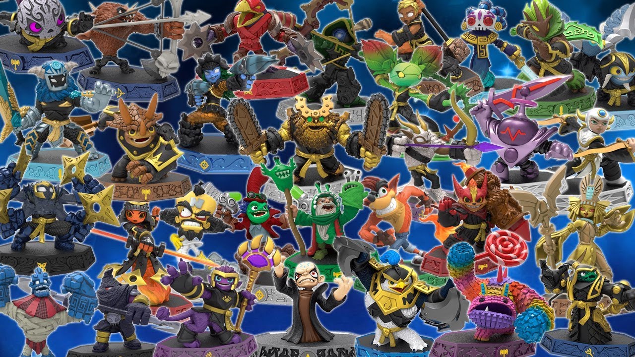 All Parts and Weapons unlocked by Senseis | Skylanders Imaginators