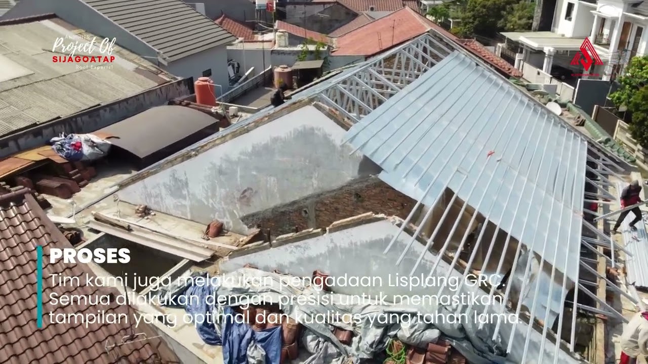 RENOVASI ATAP TANPA GENTENG BARU!! Ciptakan Keajaiban pada Atap 178 m2! INOVASI ATAP TEKINI!