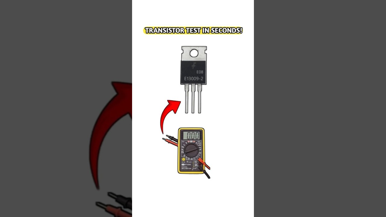 Transistor testing using multimeter || 