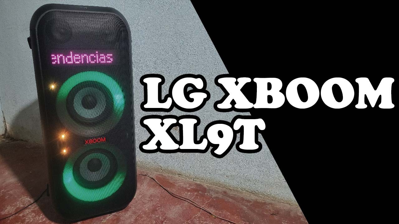 LG XBOOM XL9T brutal en sonido | Potentes bajos | Karaoke | Guitarra eléctrica