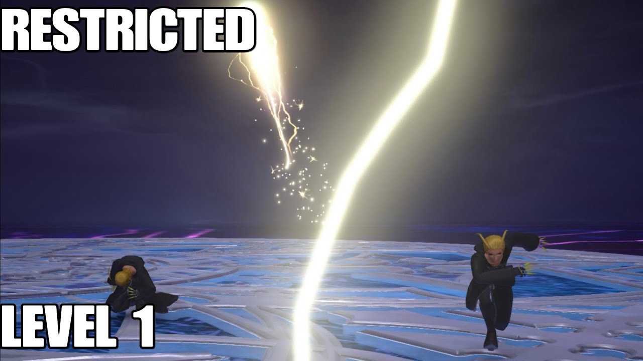 Kingdom Hearts 3 - Data Larxene w/DM finish (Level 1/Critical/all Pro Codes/No Damage/Restrictions)