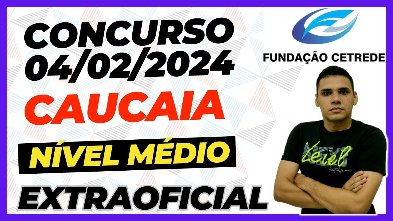 GABARITO EXTRAOFICIAL MATEMÁTICA - NÍVEL MÉDIO - CONCURSO CAUCAIA - CETREDE - AGENTE ADMINISTRATIVO