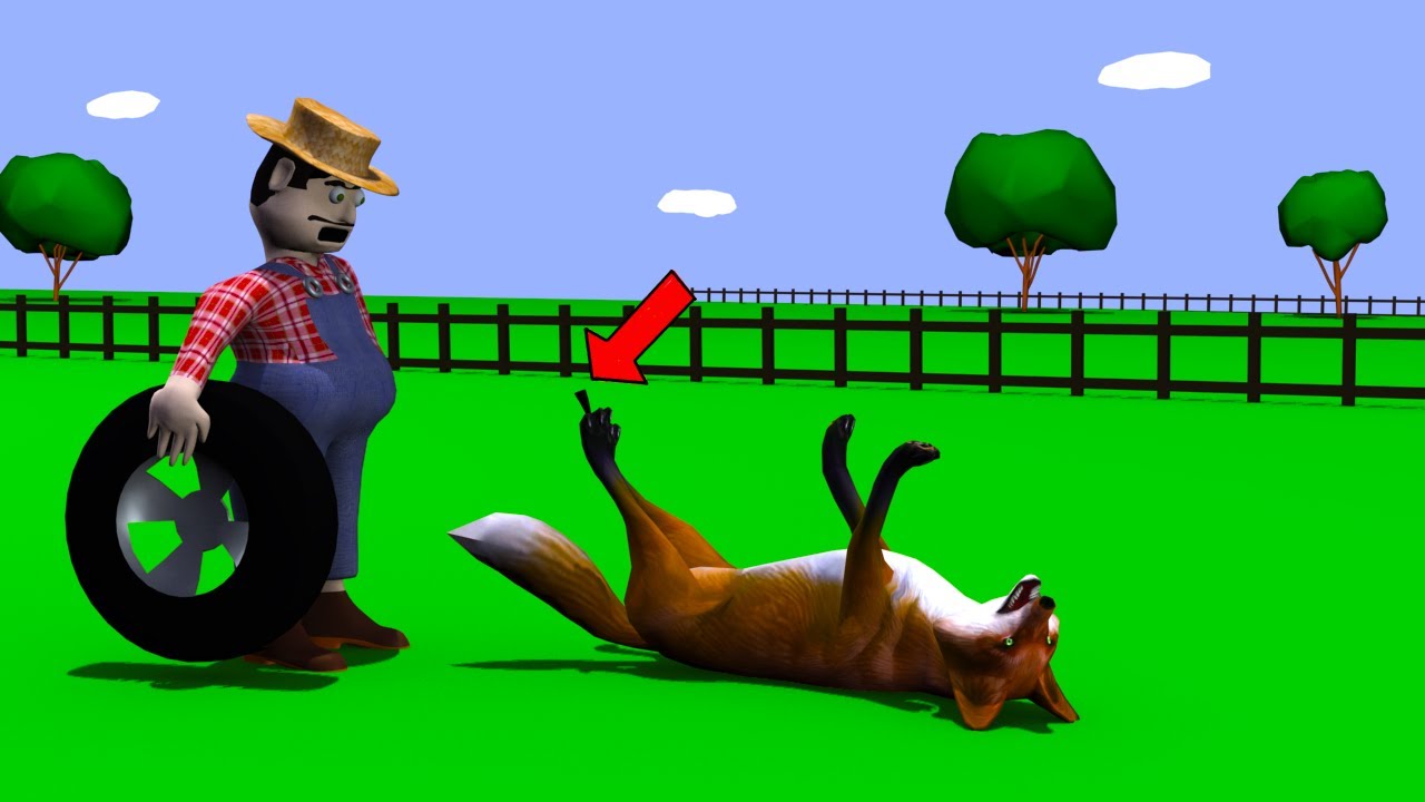 JUCA PAÇOCA, a RAPOSA, e o ESPINHO, ANIMAÇÃO 3D