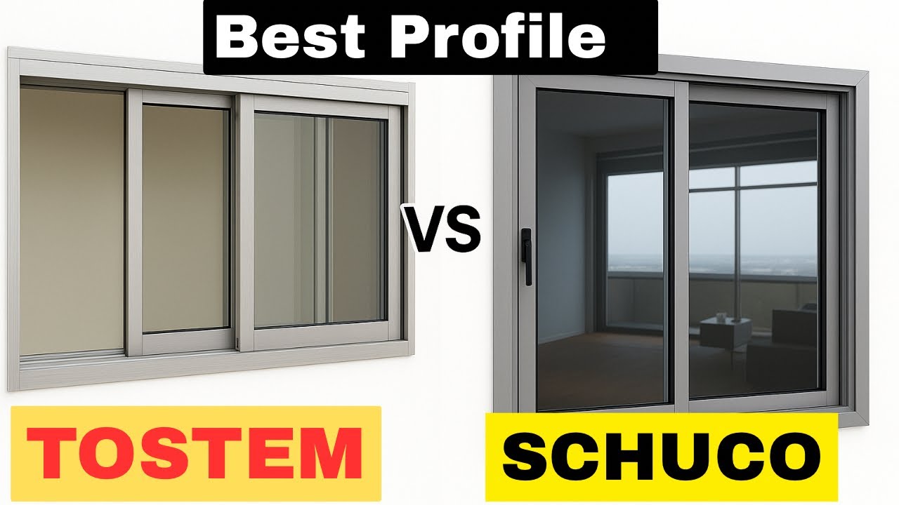 Tostem vs Schüco | Kaunsa Window System Behtar Hai?