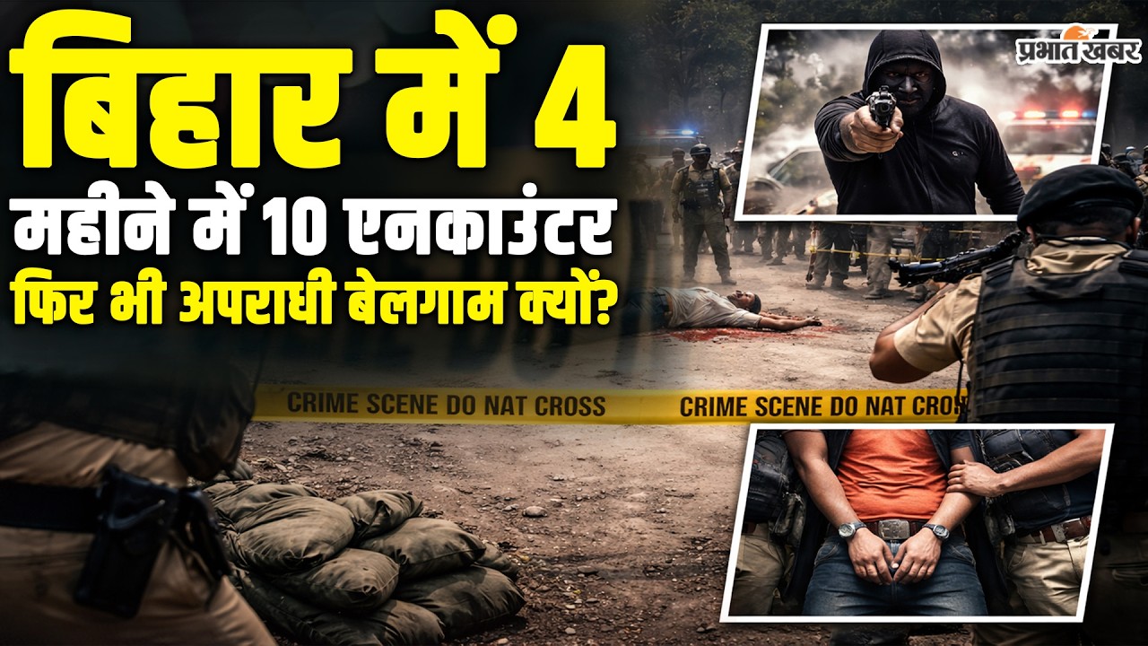 Bihar Encounter: बढ़ते अपराध के बीच Police का एक्शन, विपक्ष का वार | Surya Don Encounter