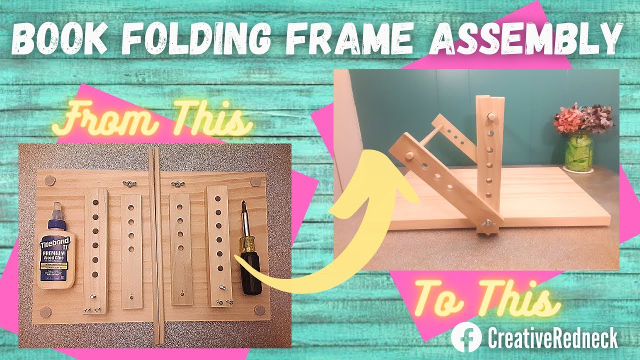 Book Folding Frame Assembly