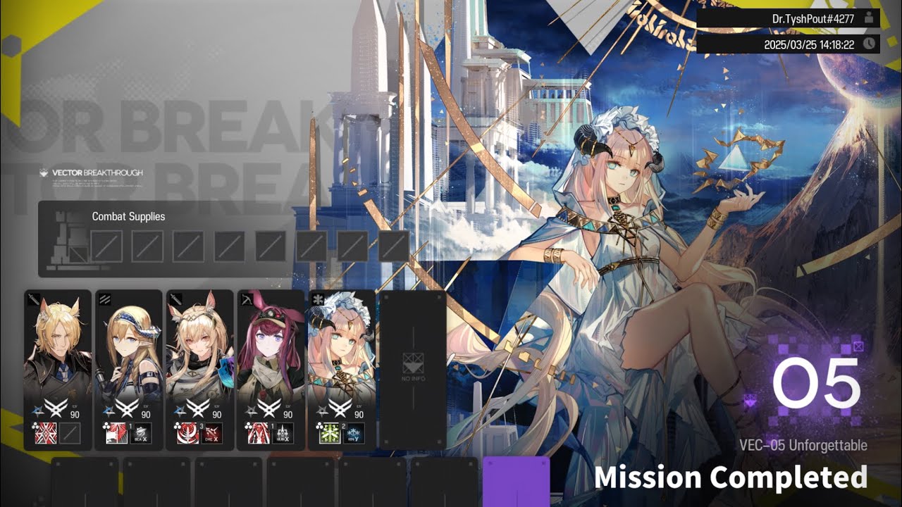 Vector Breakthrough - VEC-05 Unforgettable - 5 Ops (No Buffs)