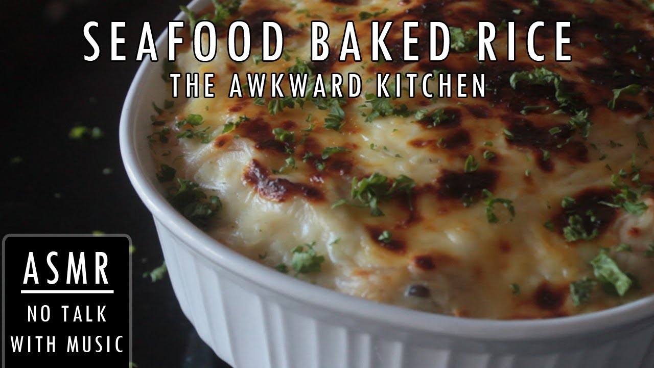 SEAFOOD BAKED RICE | The Awkward Kitchen PH