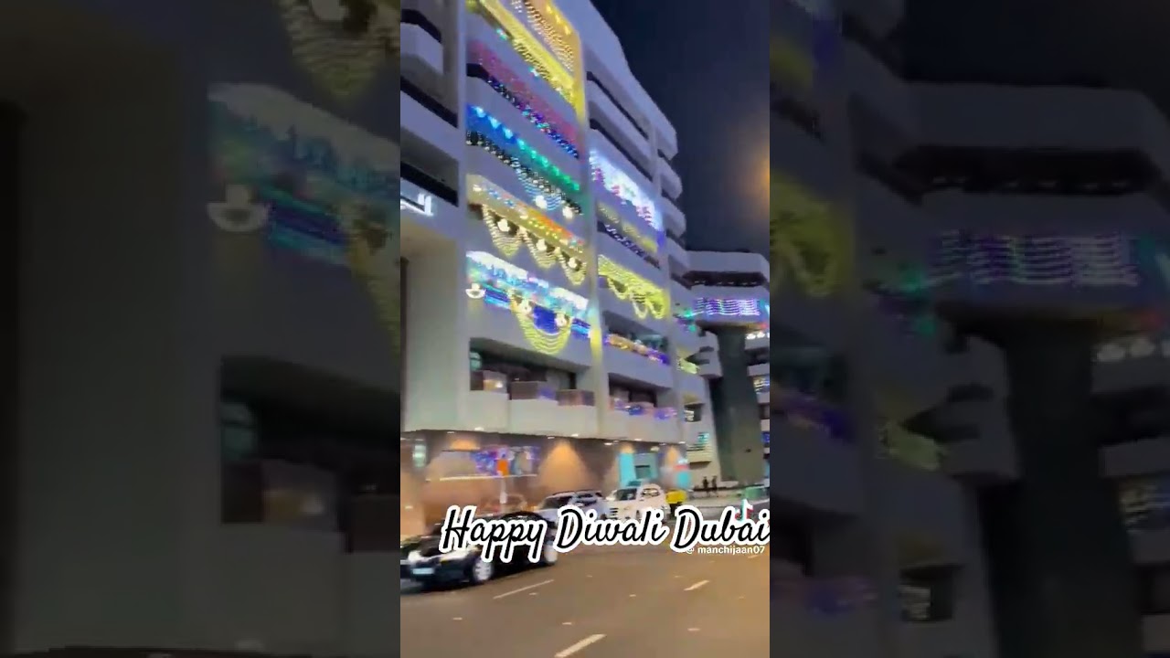 Dubai Diwali Vibes #diwali #dubai #shorts