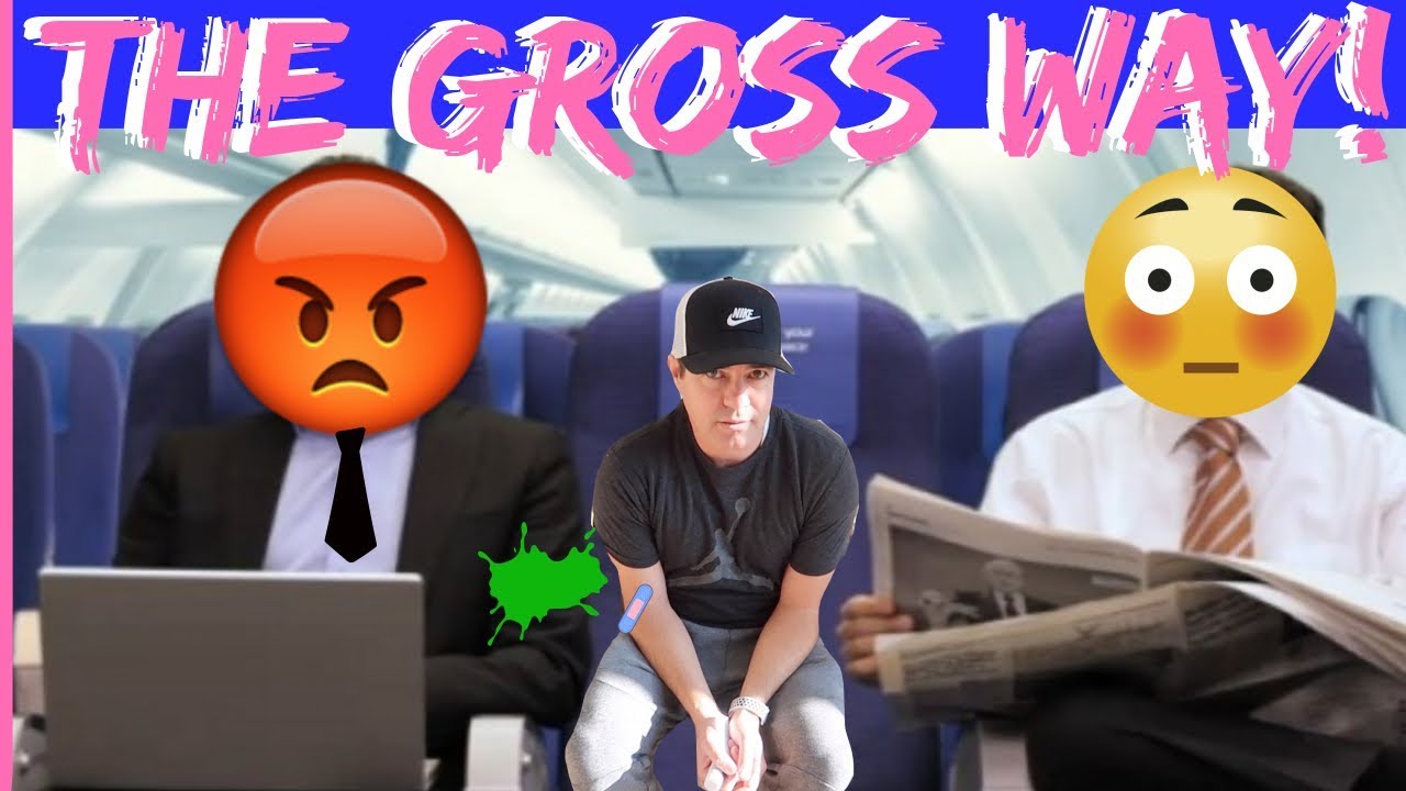Reclaiming my ARMREST in an airplane. THE GROSS WAY! | The Mikesell Family