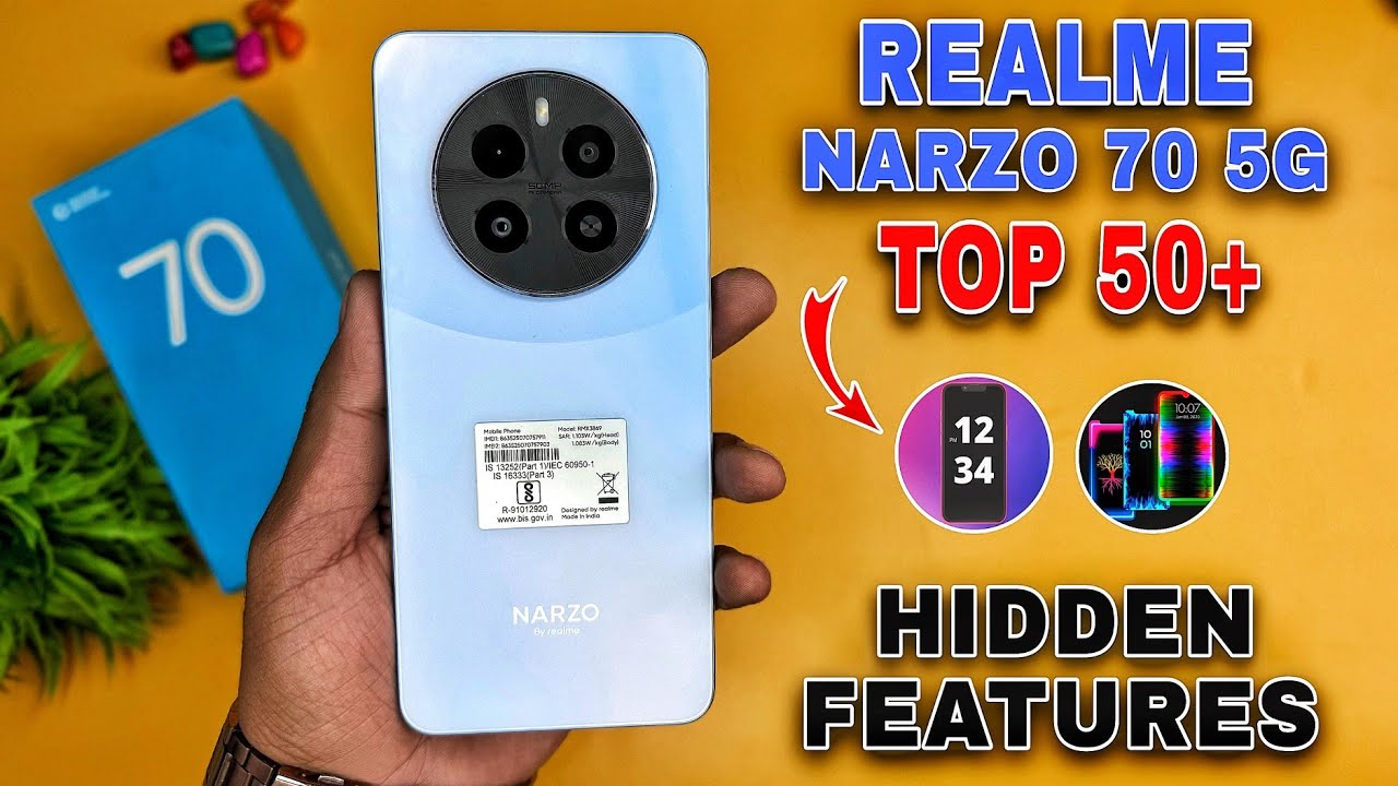 Realme Narzo 70 5G Top 50+ Hidden Features | Narzo 70 Tips And Tricks | Realme Narzo 70 5G