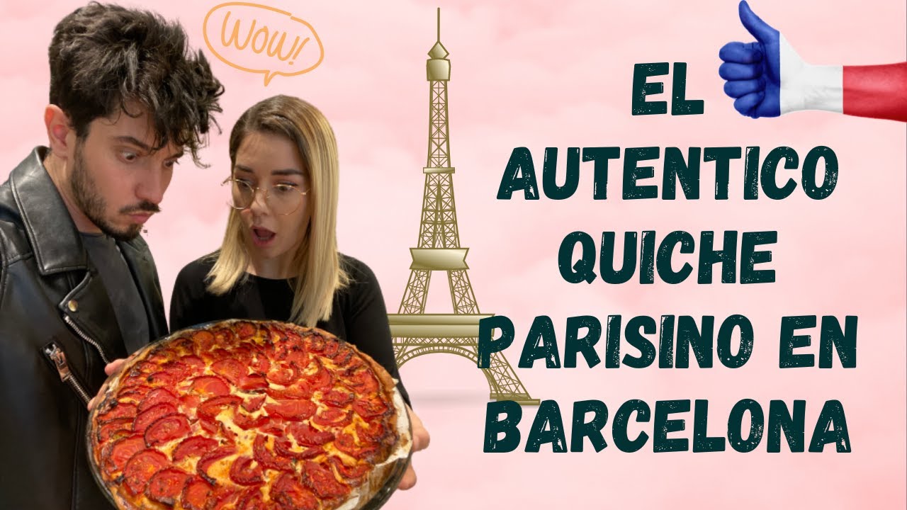 🇫🇷 PROBANDO EL MEJOR QUICHE de BARCELONA | Autentico parisino 😍
