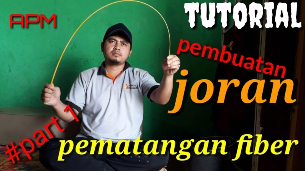 Tutorial Membuat Joran Pancing , Part 1. Pematangan Bahan fiber
