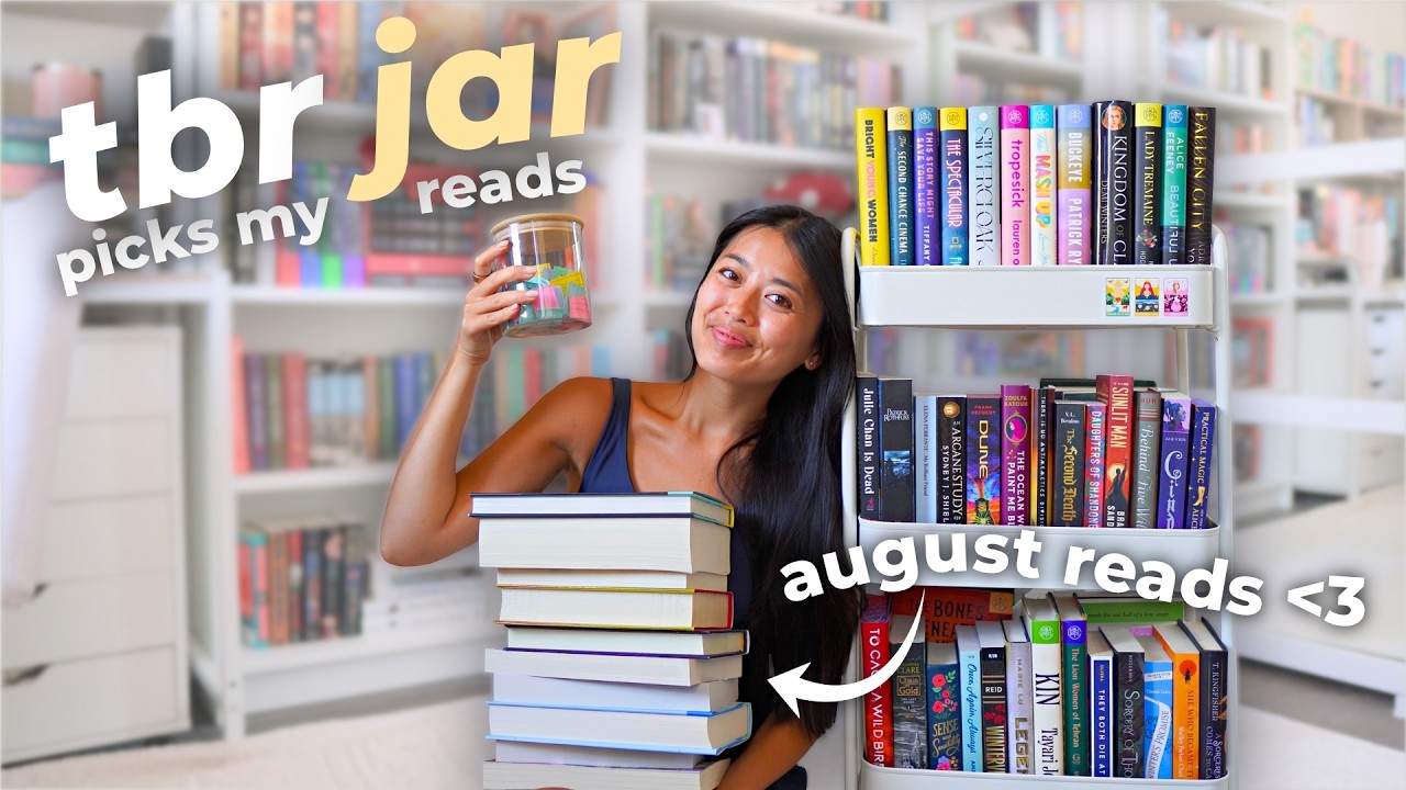 *TBR JAR* chooses my August reads 📚⭐️☀️