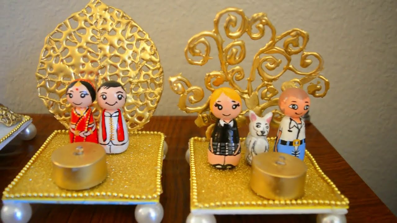 Diwali gift ideas | Diwali return gift ideass | Clay doll making | diya ideas