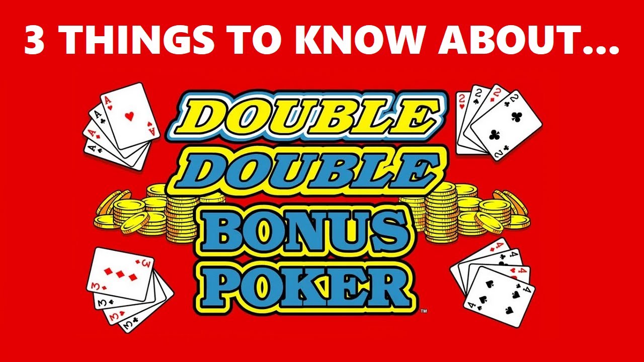3 Things You Should Know About Double Double Bonus | Quick Video Poker Tips