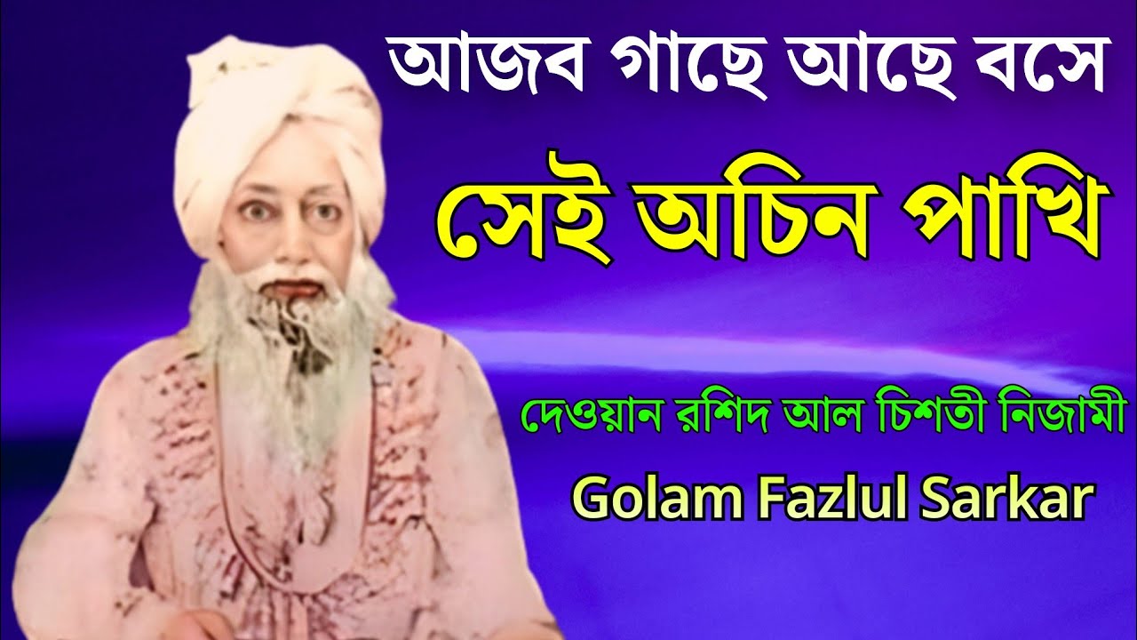 আজব গাছে আছে বসে সেই অচিন পাখি || দেওয়ান রশিদ আল চিশতী নিজামী ||Golam Fazlul Sarkar