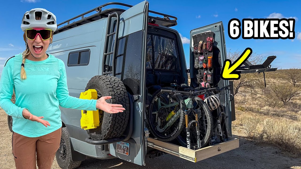 The Ultimate MTB Van Setup? (Mercedes Sprinter 170 Garage Tour)