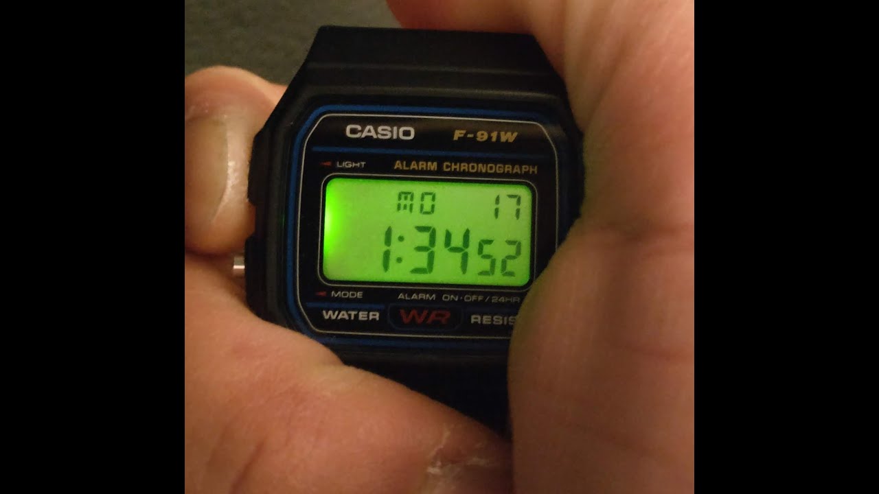 Инструкция по установке модуля подсветки Casio Module 593 (F91W).