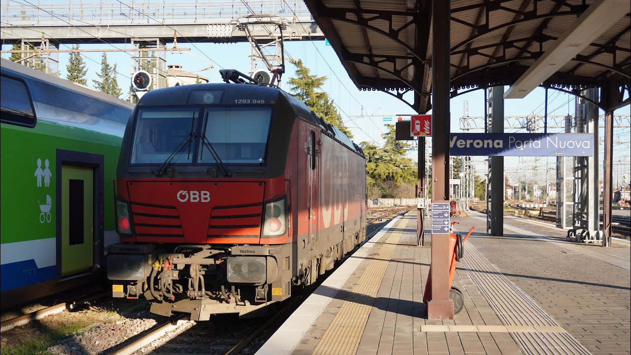 STAZIONE DI VERONA PORTA NUOVA & SCALO: TRENI PASSEGGERI/ MERCI DI OGNI TIPO IN TRANSITO!