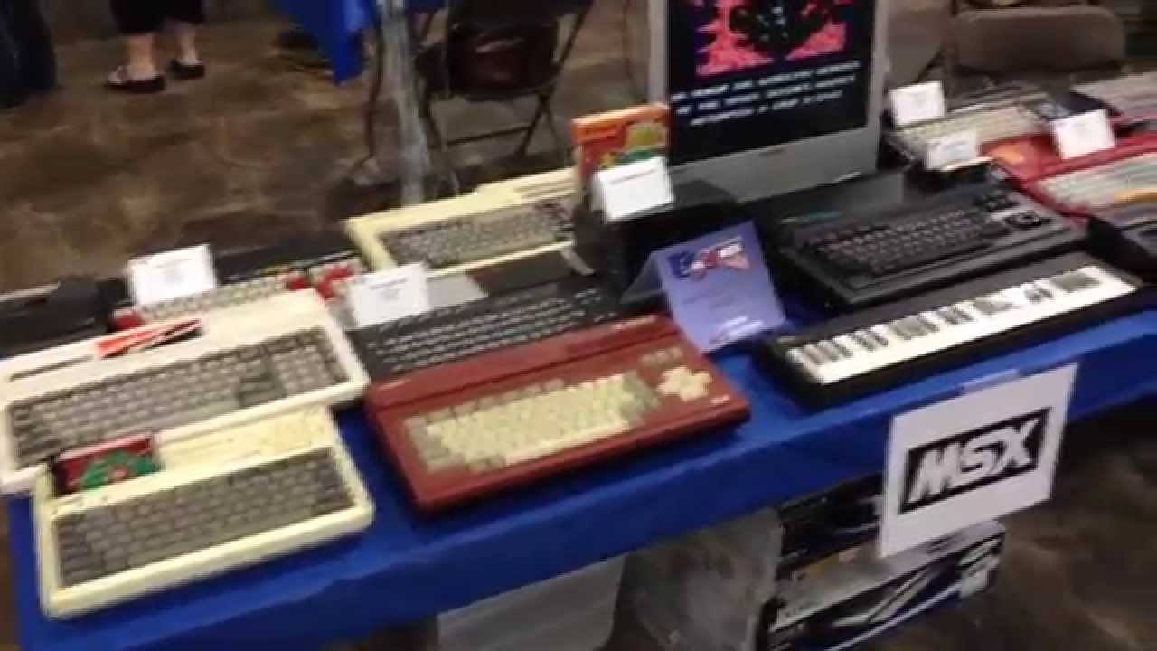 US MSX Exhibit - Evolution of MSX - Vintage Computer Fair Southeast 2.0