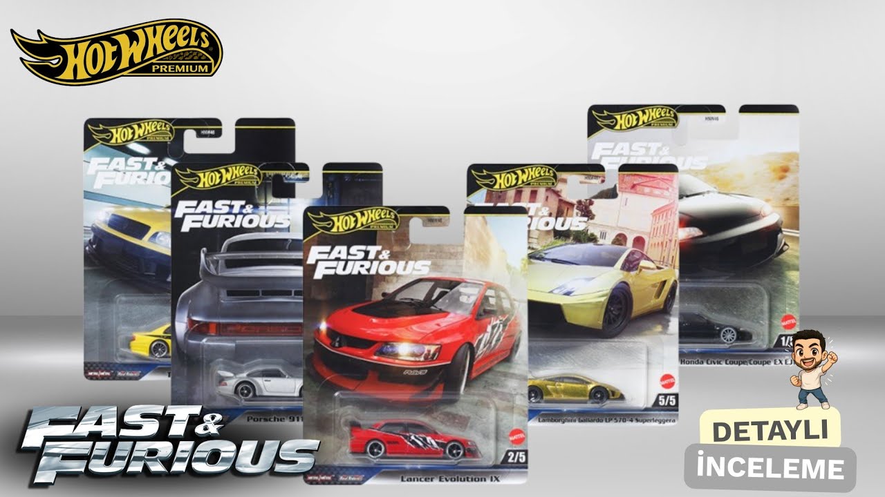 Lancer EVO IX Geri Döndü! 🔥 Hot Wheels Fast & Furious 2025 Premium Set İncelemesi