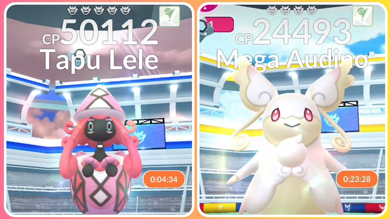 Pokémon GO — Raid: Tapu Lele || Mega Audino