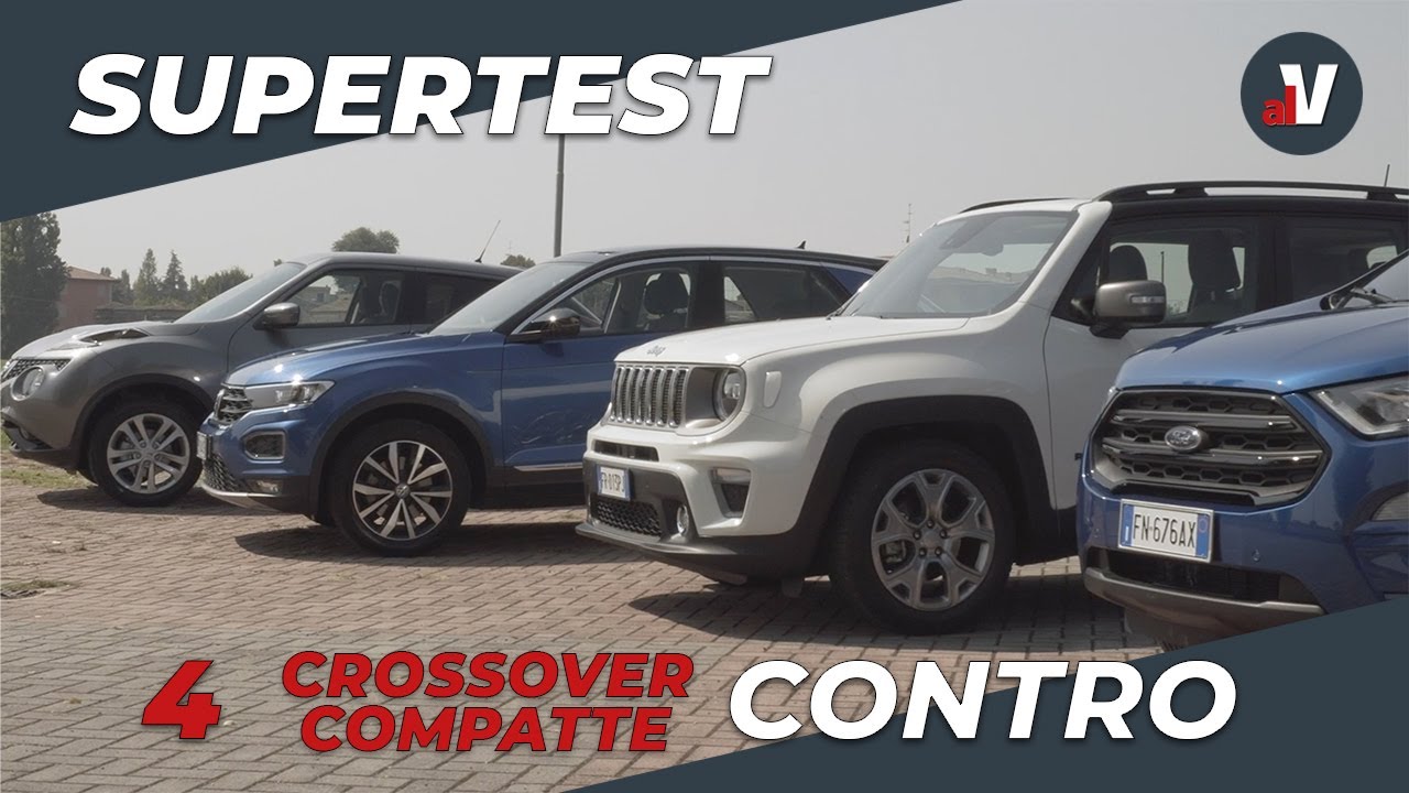 Ford Ecosport, Jeep Renegade, Nissan Juke, Volkswagen T-Roc - Supertest