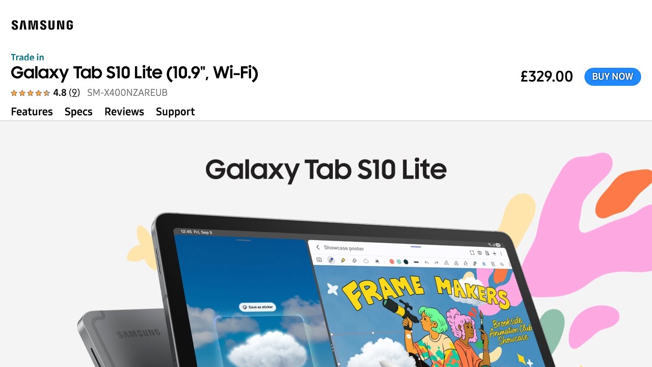 Galaxy Tab S10 Lite WiFi 10.9