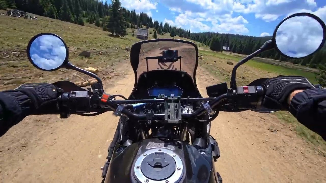 O tura moto la pescuit pastrav pe Somesul Rece din Muntii Apuseni