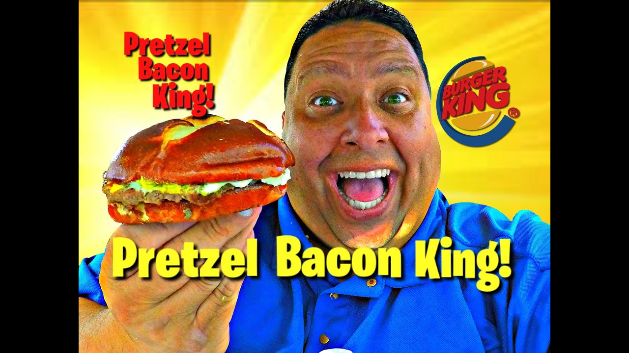 Burger King® Pretzel Bacon King REVIEW!