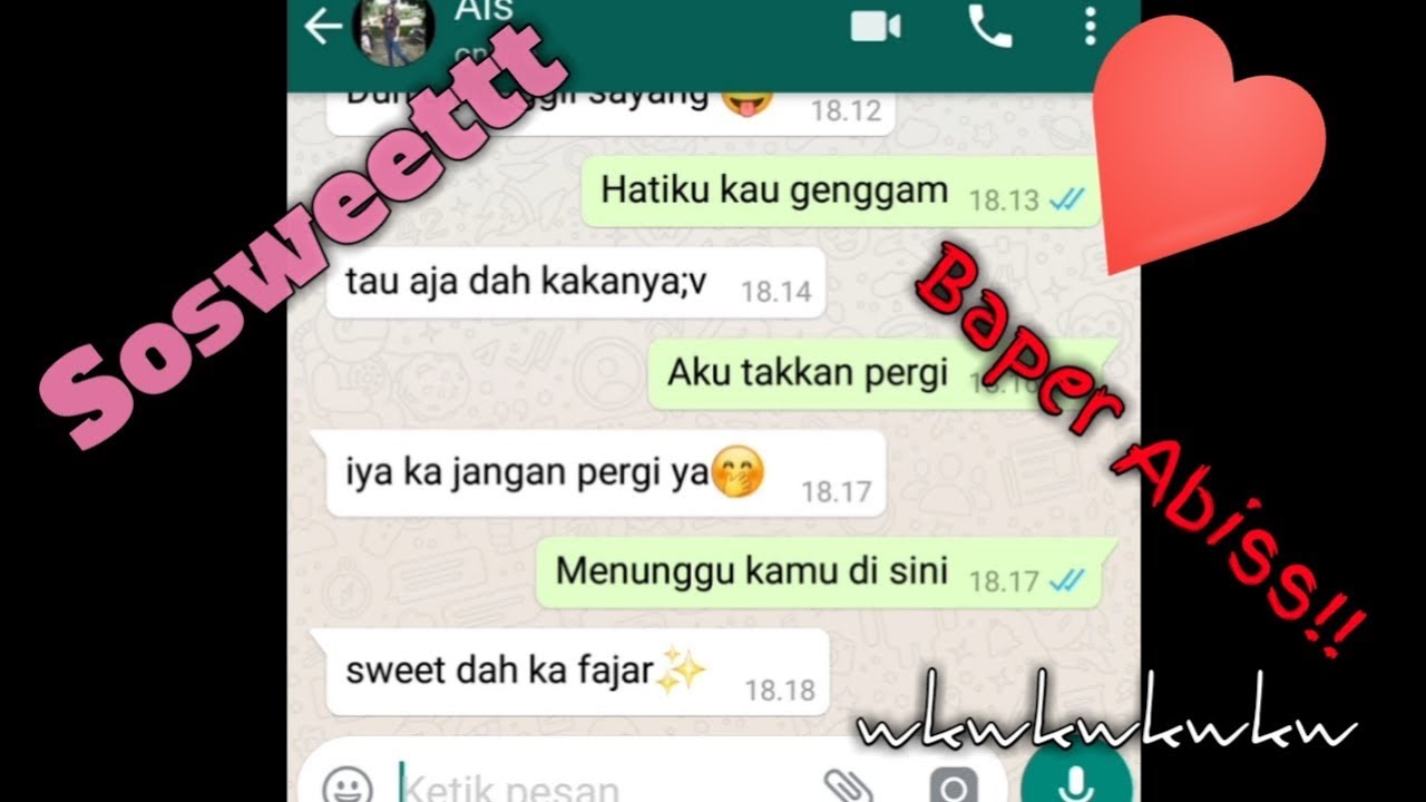 PRANK TEXT!! Baperin Ade Kelas Pakai Lagu Anji - Menunggumu || BAPER ABISS...