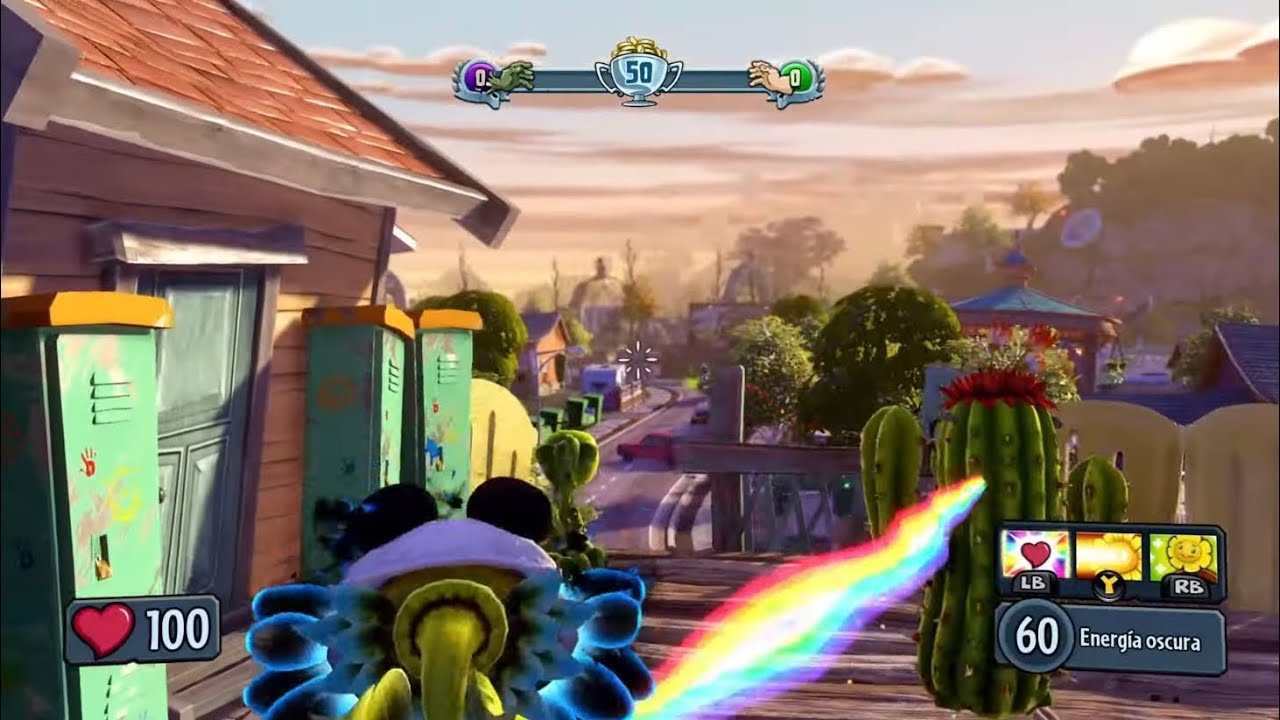 Flor Sombr&iacute;a!!! PVZ Garden Warfare - Derrota Por Equipos