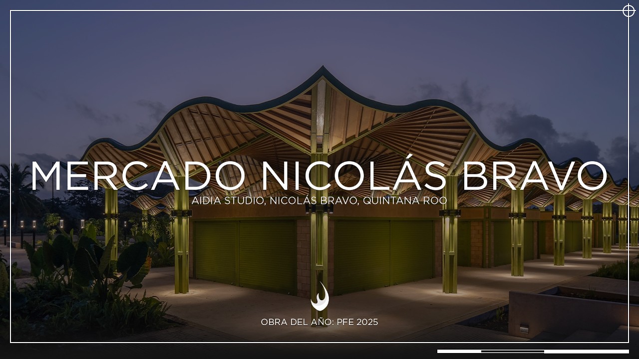 Mercado Nicolás Bravo por AIDIA Studio / Premio Firenze Entremuros 2025