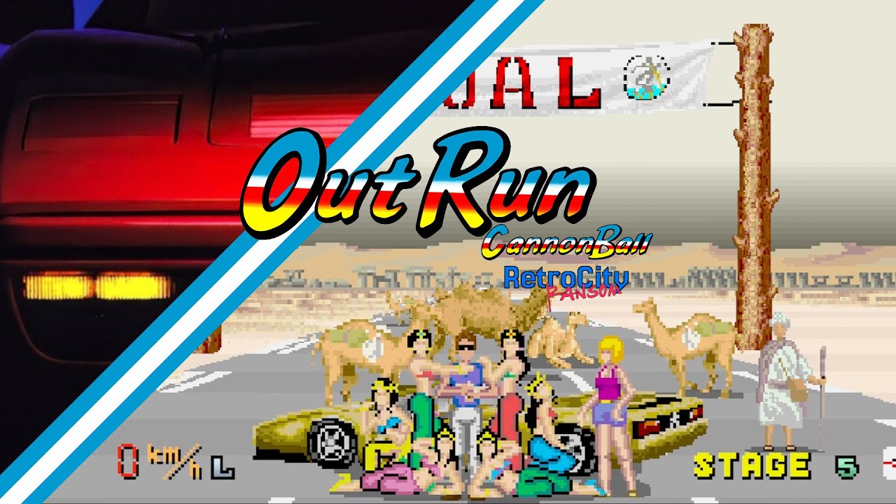 Outrun (Cannonball Engine) - Standard Arcade Difficulty - Nearly Perfect Run - Goal C (RLRL)