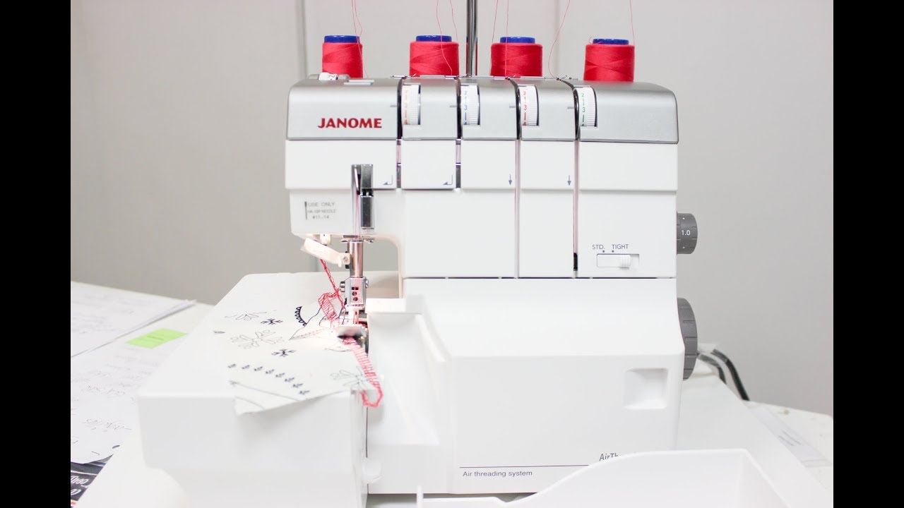 La surjeteuse Airthread 2000D de Janome est disponible en magasin!