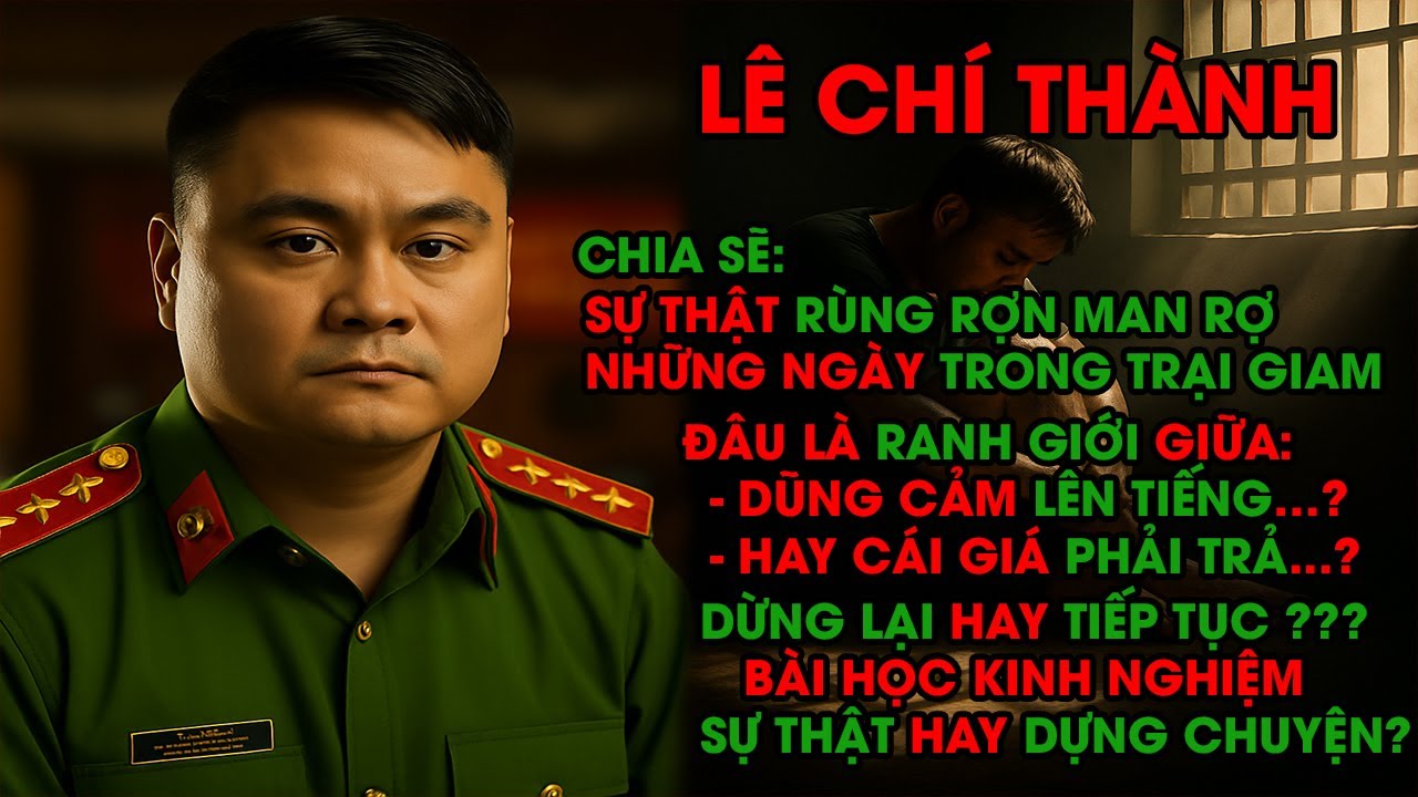 Lê Chí Thành Tiết Lộ SỰ THẬT RÙNG RỢN Trong Những Ngày Bị Tạm Giam – Bị Ai Đó Theo Dõi  Ám Ảnh