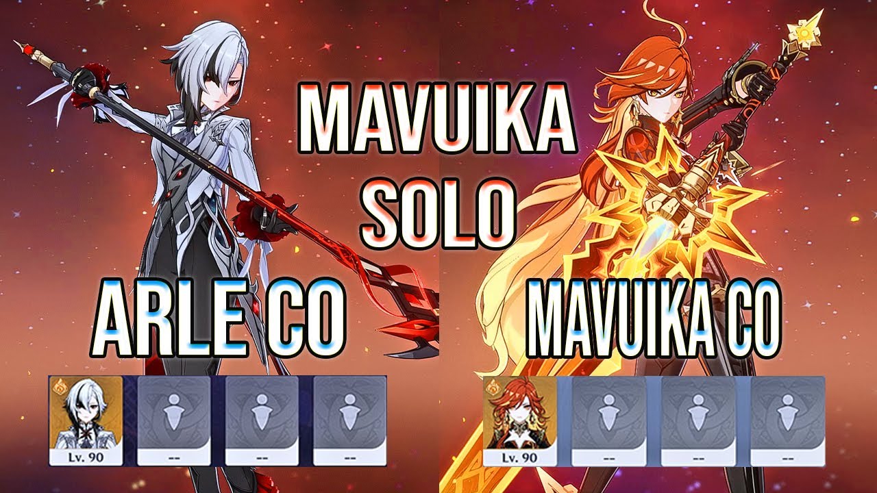 First Solo For Mavuika C0 VS Papilla & Arlecchino C0 Spiral Abyss Floor 12 Genshin Impact