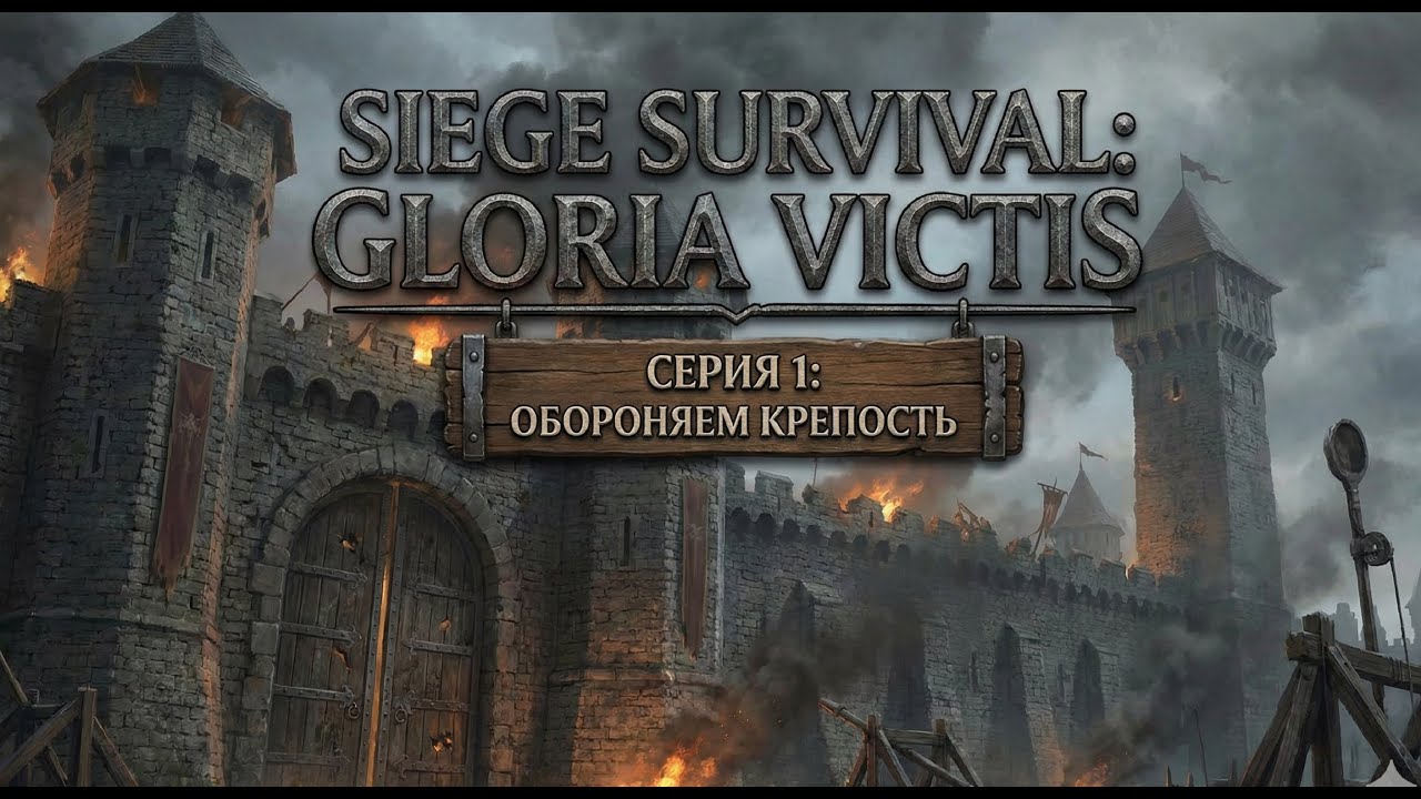 Siege Survival - Gloria Victis. Часть 1. ОБОРОНЯЕМ КРЕПОСТЬ.
