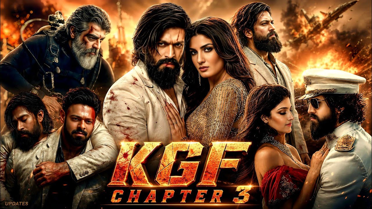 K.G.F. Chapter 3 Full Movie In Hindi Dubbed 2026 Rocking Star Yash, Prabhas All Latest Updates