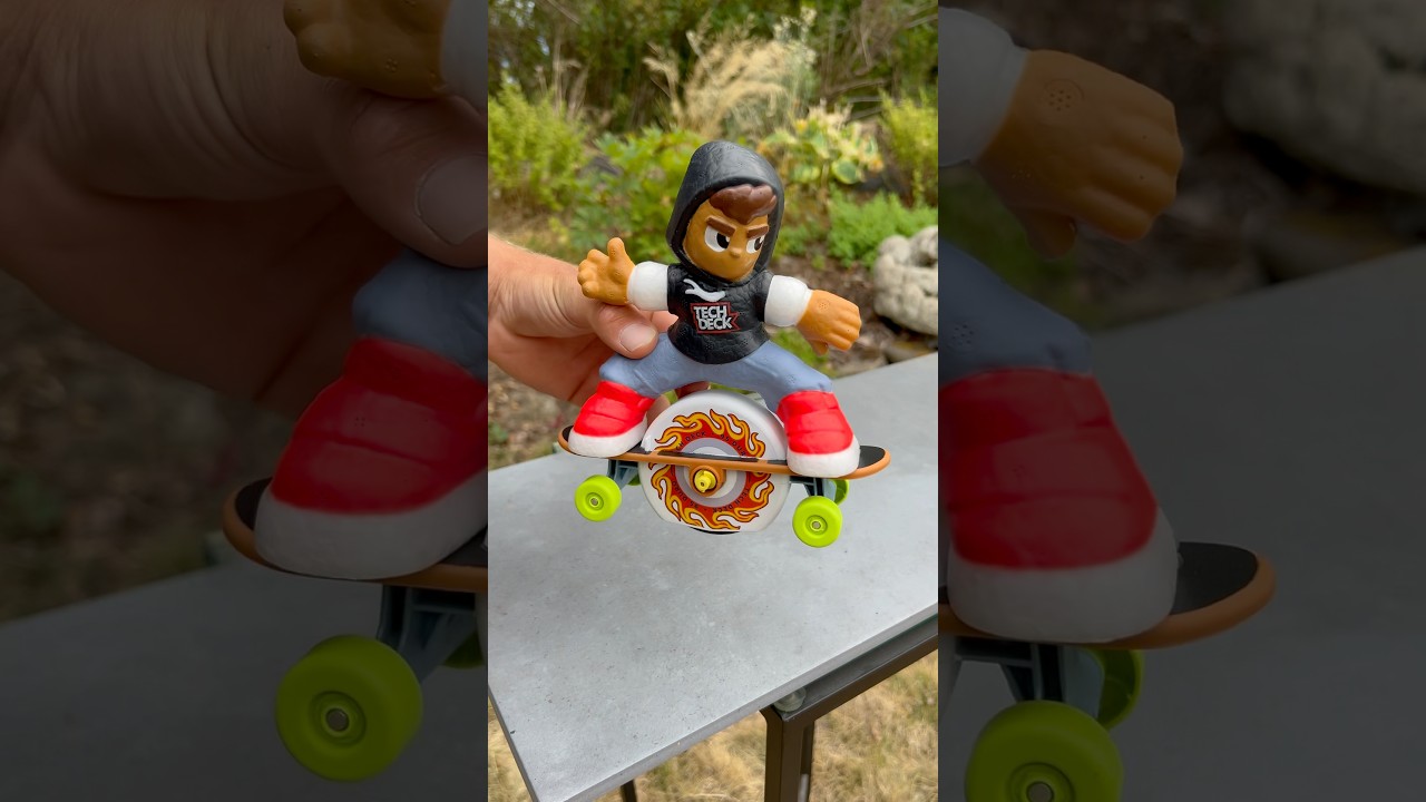 Testing the TechDeck Shred N Blast Skateboard #AD #fingerboard #lcboards #techdeck #skate #skating