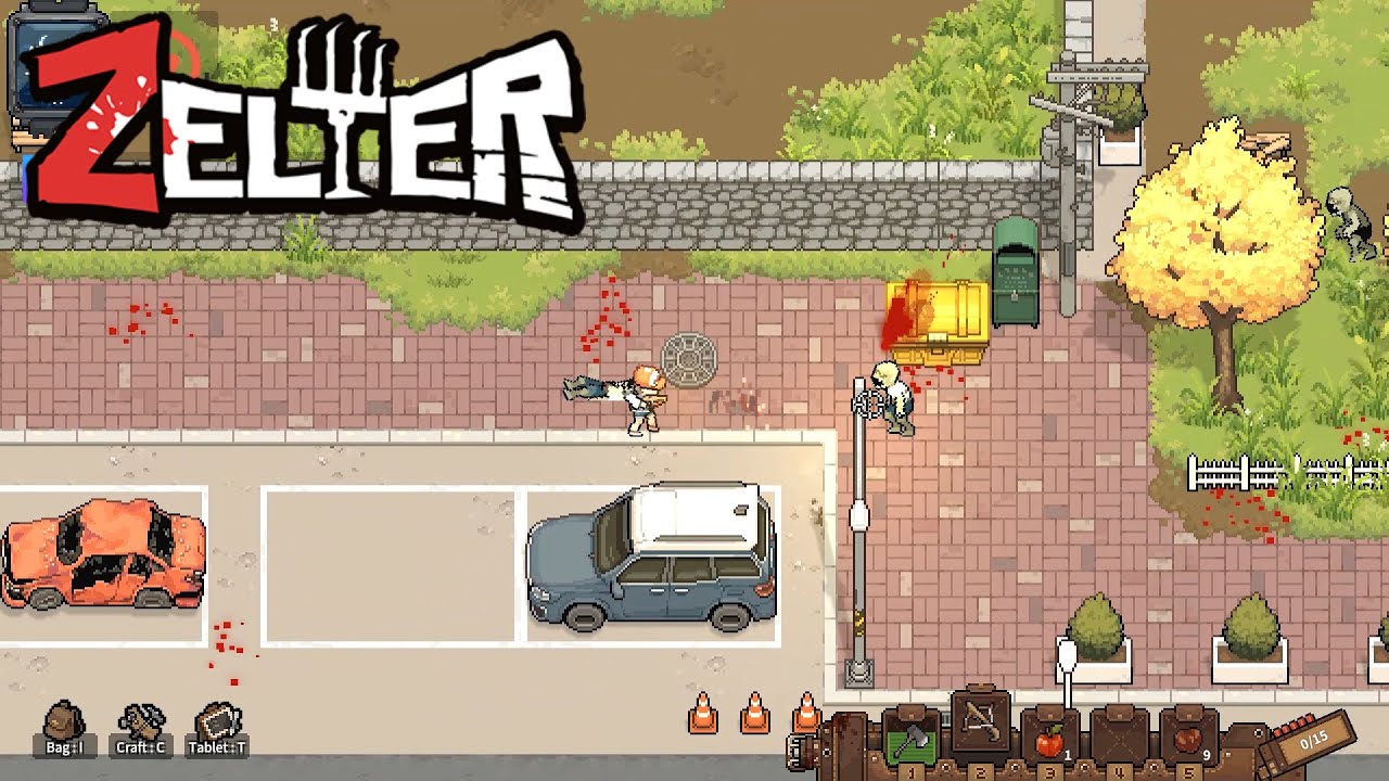 Zelter | 2D Zombie Survival Game | Build, Craft, Defend the Base! (Zelter Gameplay)