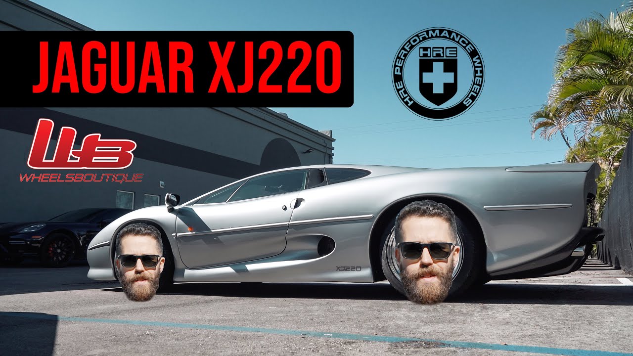JAGUAR XJ220 GETS HRE WHEELS!