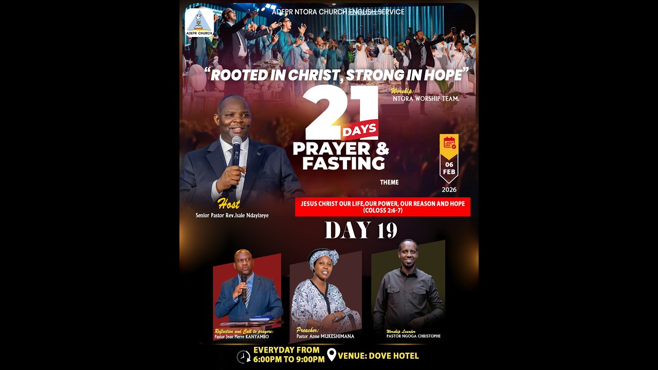 KAMERE Y'IMANA, NI URUKUNDO | Pst. Anne MUKESHIMANA | Day 19/21 Of Days of Prayer